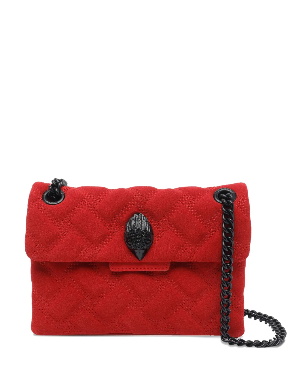 

Стеганая кожаная сумка через плечо Kensington Kurt Geiger London, красный