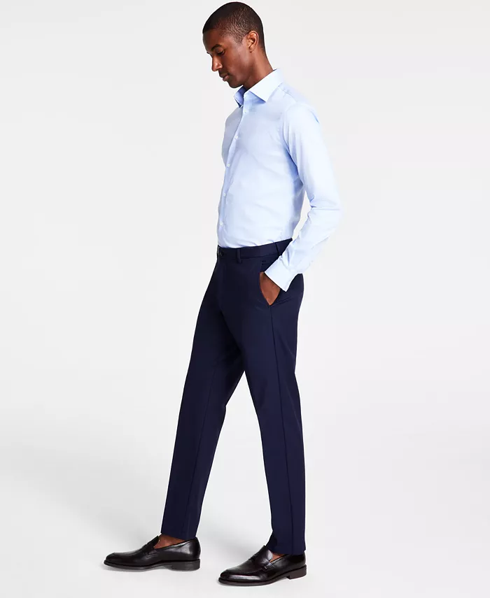 

Мужские классические хлопковые брюки с эластаном Performance Pants Michael Kors, синий