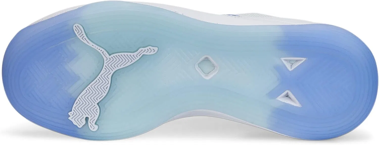 Кроссовки для тенниса PUMA Accelerate Turbo Nitro II W+, Puma White Elektro Purple Light Aqua — фото 4