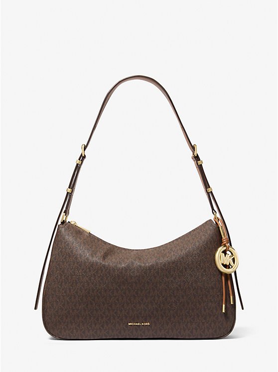 

Средняя сумка Nolita с фирменным логотипом Michael Kors, Brn/Acorn