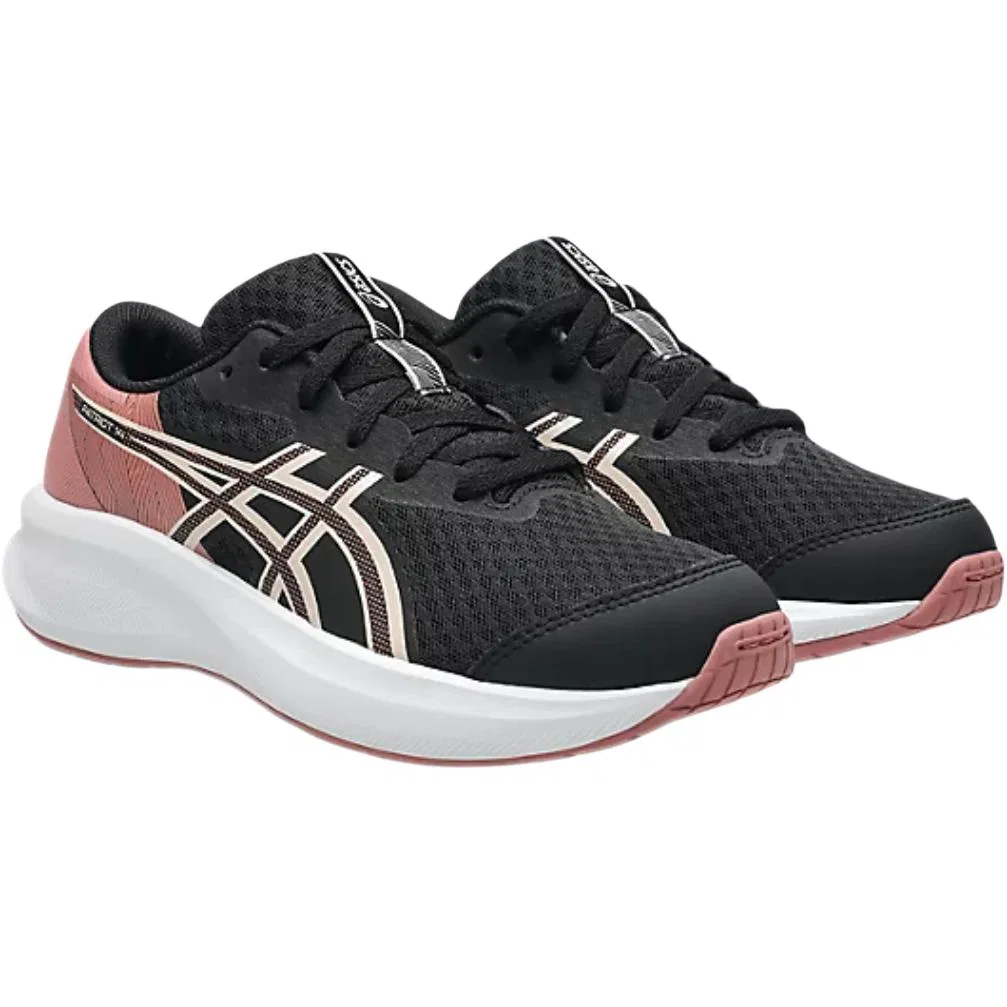 Кроссовки Patriot 14 Breathable Low top Running Shoes Black Pink White Kids' ASICS — фото 4