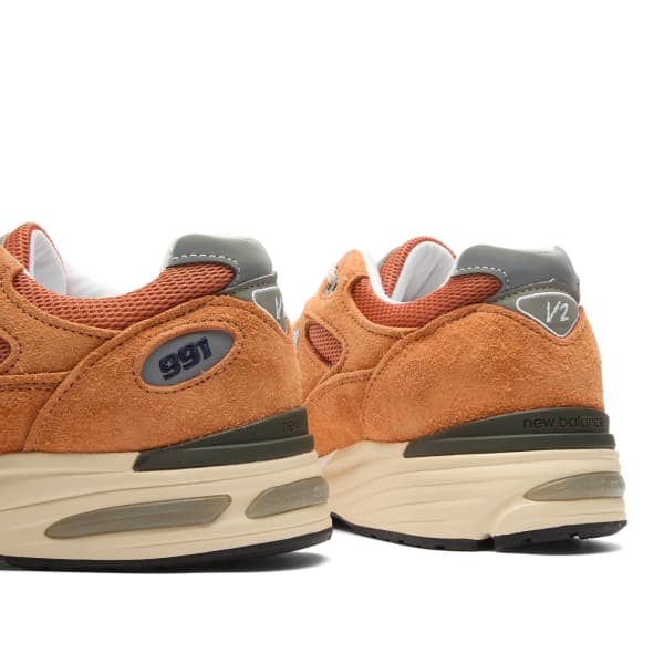 Кроссовки 991V2 New Balance, оранжевый — фото 4