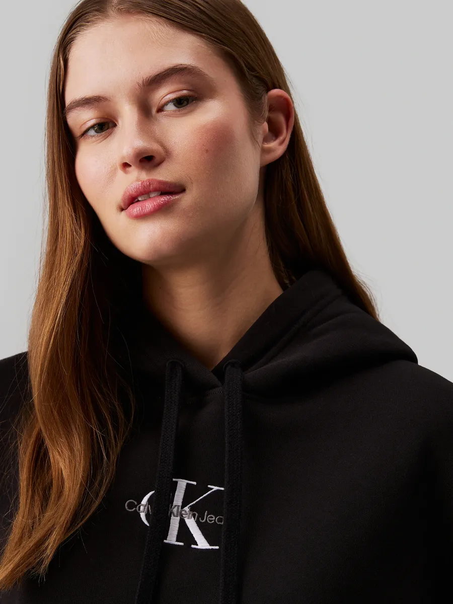 

Толстовка Calvin Klein Jeans с капюшоном "MONOLOGO REGULAR HOODIE", с тисненым логотипом, цвет Ck Black