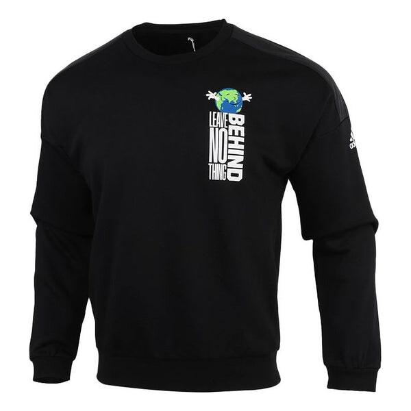 

Толстовка adidas Earth Letter Printing Casual Suit Men's Black, черный