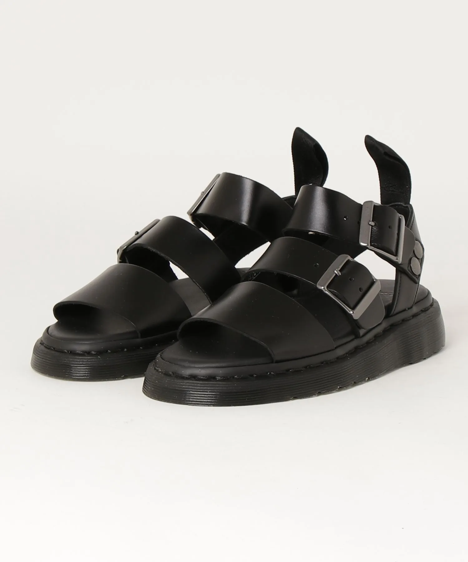 Сандалии с регулируемыми ремнями GRYPHON Dr. Martens черные