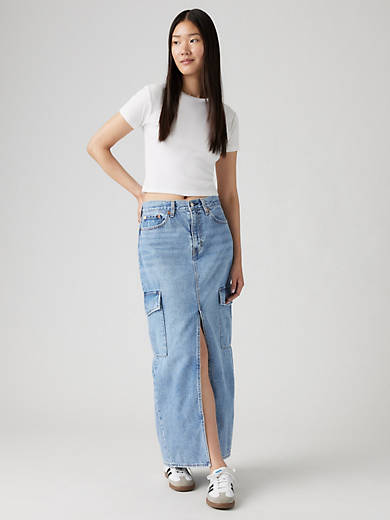 

Юбка-карго длиной до щиколотки Levi's, цвет Maximize the Moment - Medium Wash