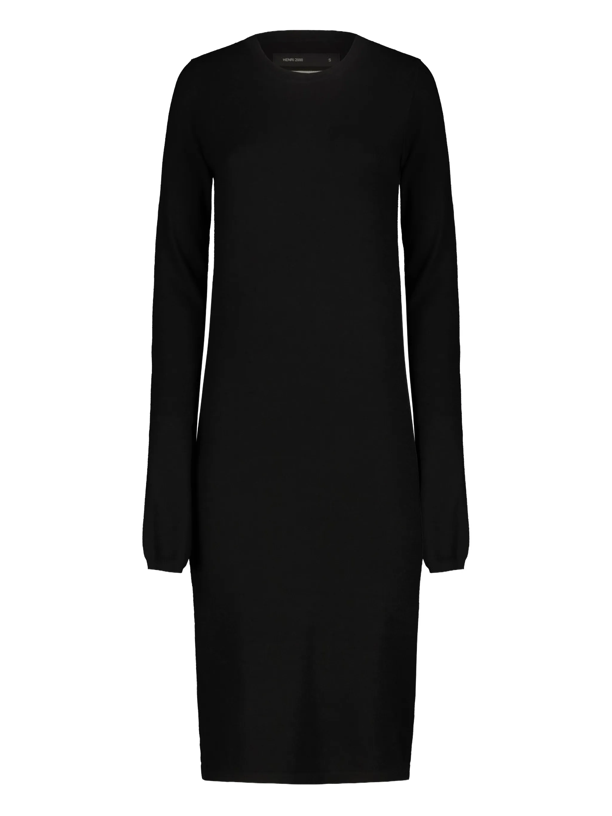 

Кашемировое платье мини с длинными рукавами Frenckenberger, черный