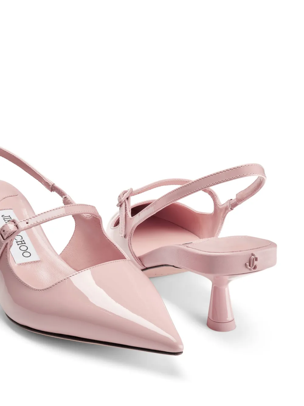 Босоножки Didi 45 с ремешком на пятке JIMMY CHOO, розовый — фото 4