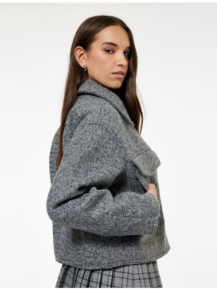 

KOTON Сумки-куртки серого меланжевого цвета с узором