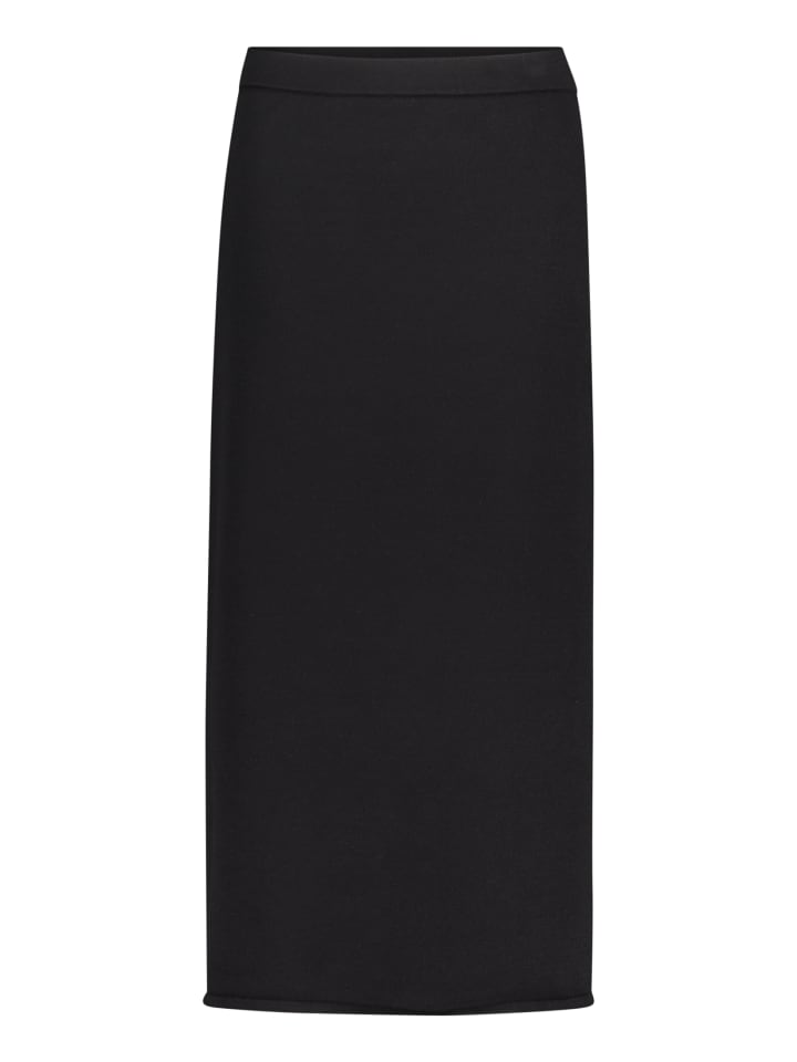 

Черная трикотажная юбка с разрезами по бокам Betty Barclay