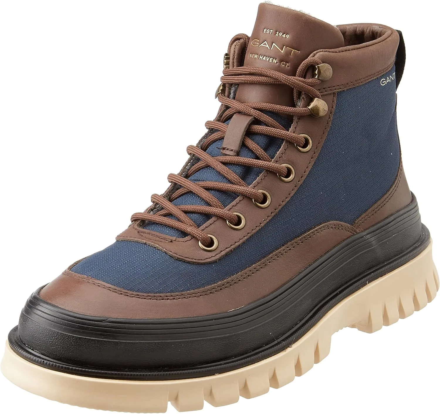 Мужские ботильоны GANT Nebrada Mid Boot, Dk Brown Navy