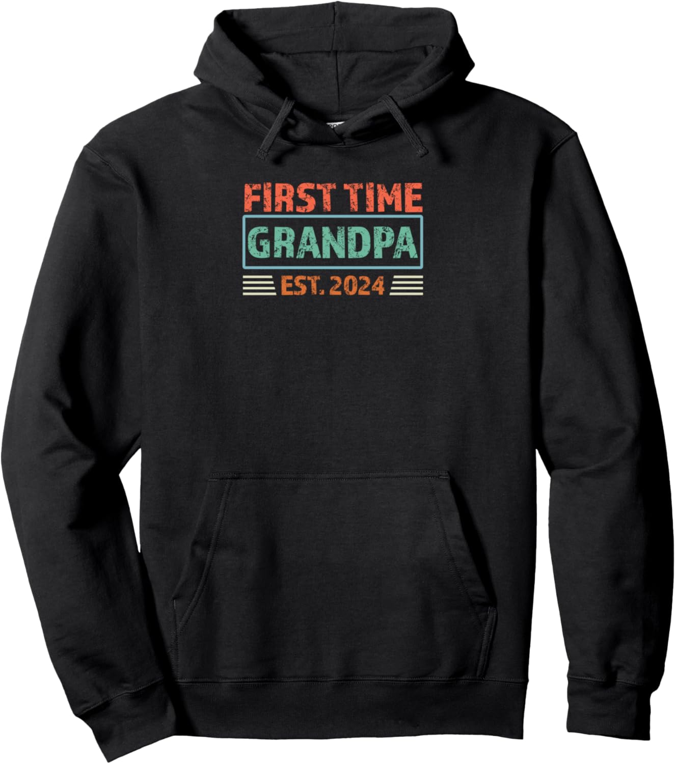 

Толстовка Grandpa First Grandpa, дата выпуска: 2024 г Grandpa & Grandad Gift Ideas, черный