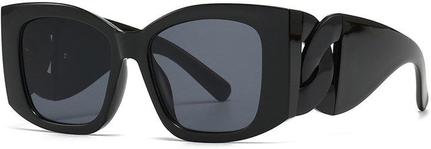 

Большие солнцезащитные очки «кошачий глаз» для женщин, роскошные модные солнцезащитные очки для мужчин, винтажные солнцезащитные очки в крупной оправе с градиентным переходом цвета TKKTLLT, C1 Black Gray