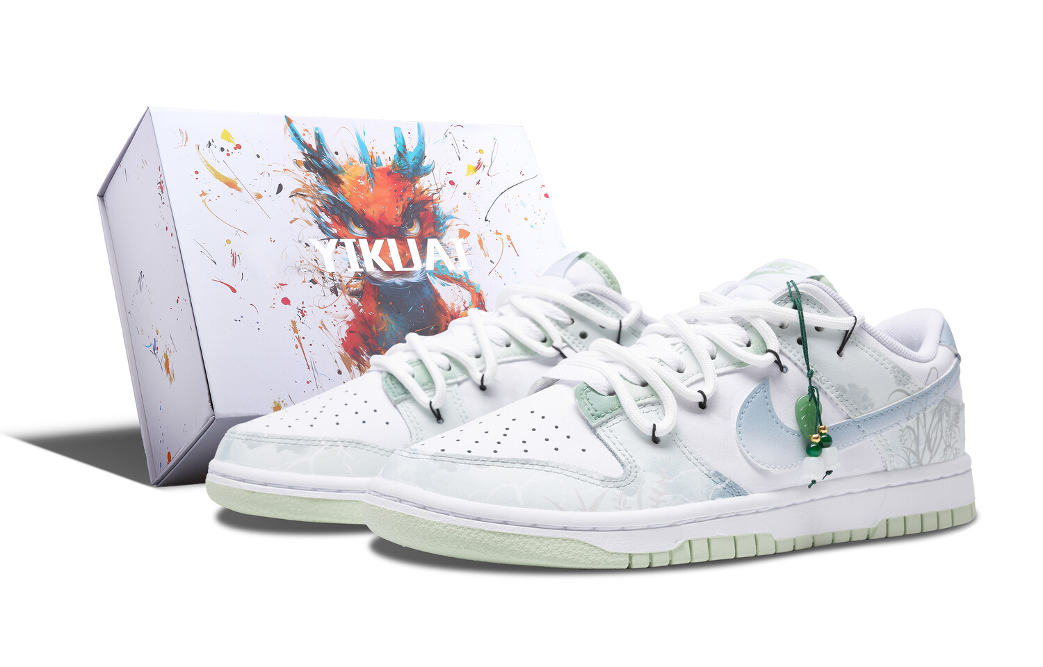 

Кроссовки Nike Dunk Skateboarding Shoes Men Low-top Green, бирюзовый, Зеленый, Кроссовки Nike Dunk Skateboarding Shoes Men Low-top Green, бирюзовый
