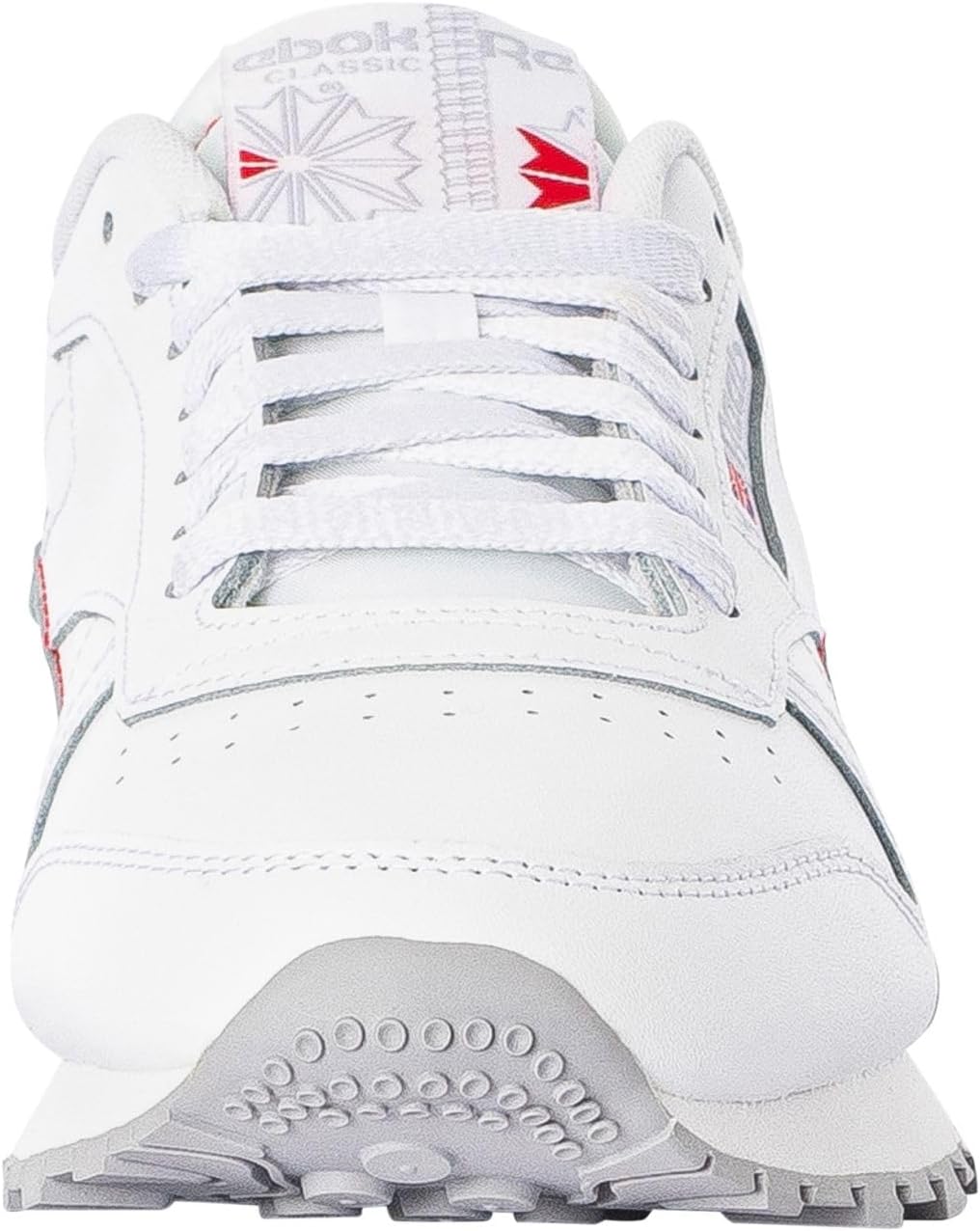 Классические кожаные кроссовки для взрослых, унисекс V1 Reebok, белый/синий — фото 4