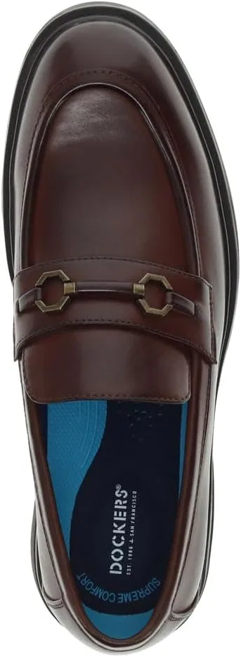 Туфли Dockers Herren Thacher Flache Halbschuhe, Mahogany — фото 2