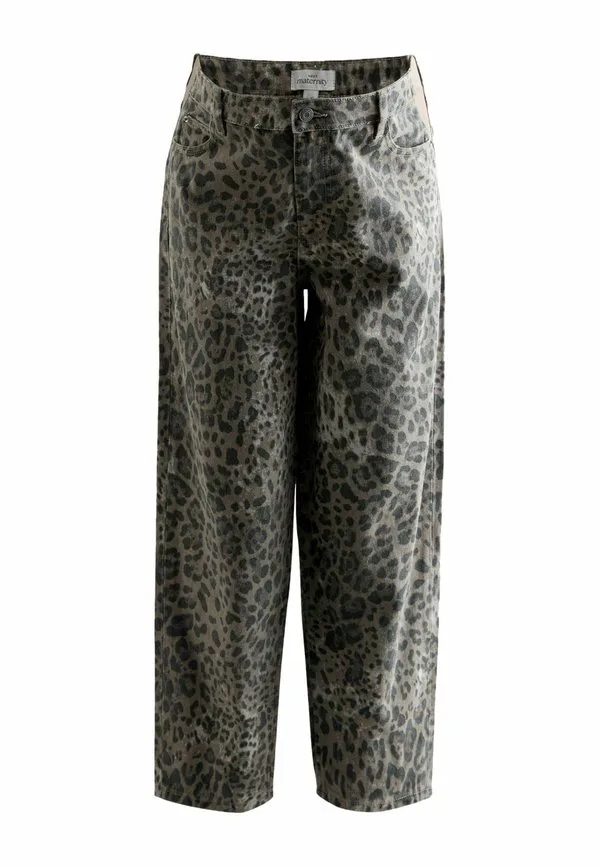 Джинсы свободного кроя для беременных Next, Animal Print