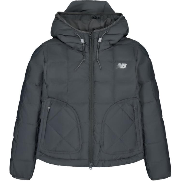 

Куртка пуховая HyperSports для женщин Темно-серая New Balance