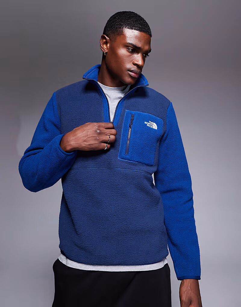 

Флисовая толстовка North Face Yumiori с застежкой-молнией на половину длины в темно-синем цвете The North Face