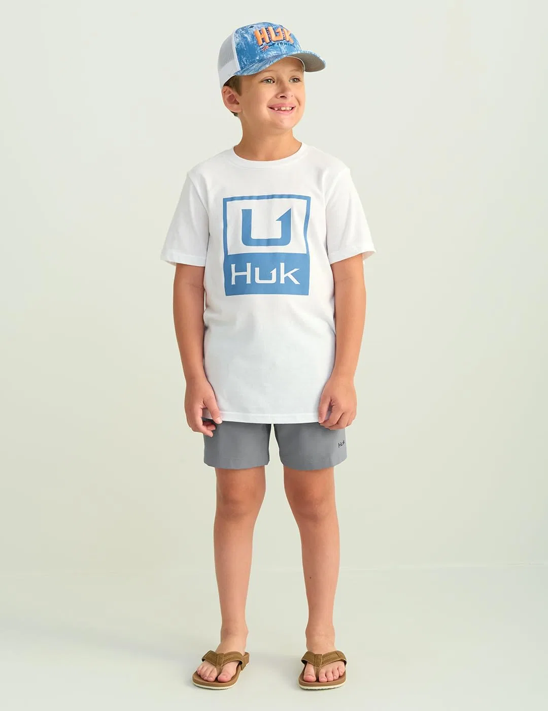 Детские быстросохнущие рыболовные шорты HUK Girls' Pursuit Volley Short, Night Owl — фото 2