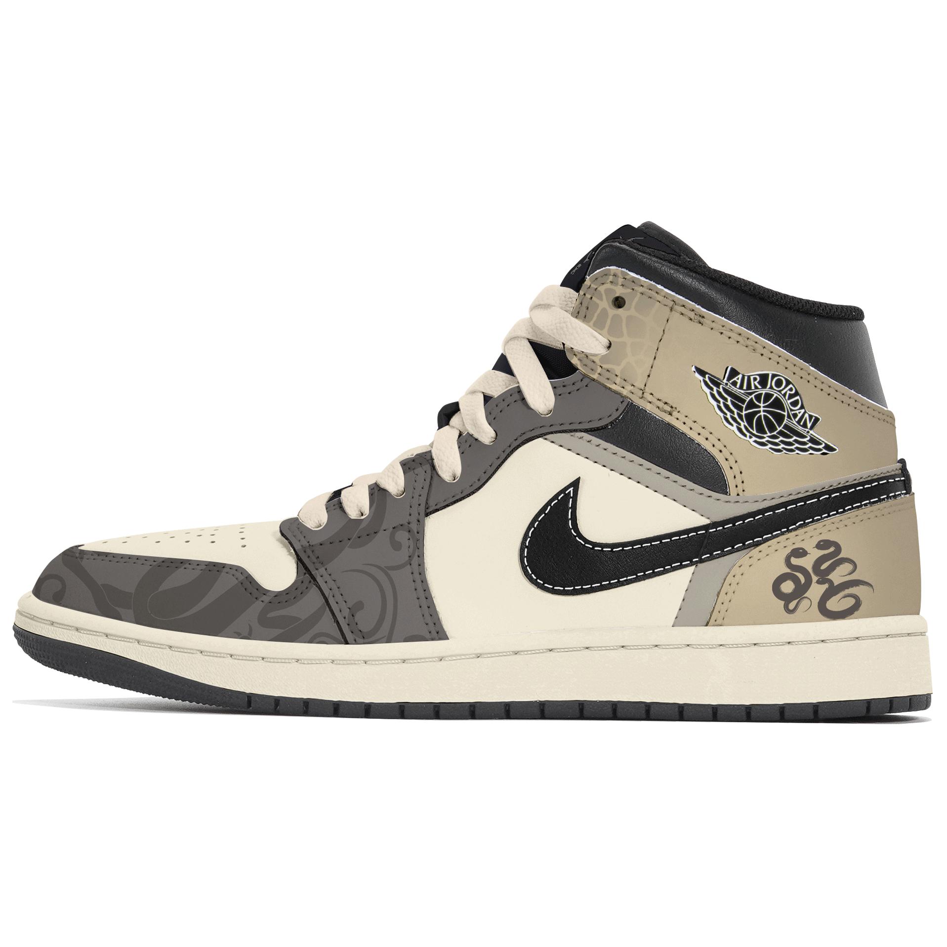 

Jordan Air 1 устойчивые к истиранию кроссовки mid топ мужские khaki