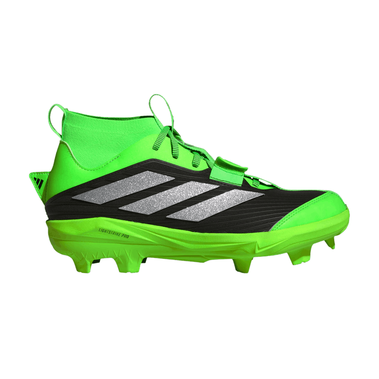 

Кроссовки Adizero Edge+ 'Solar Green Silver Metallic Black', зеленый