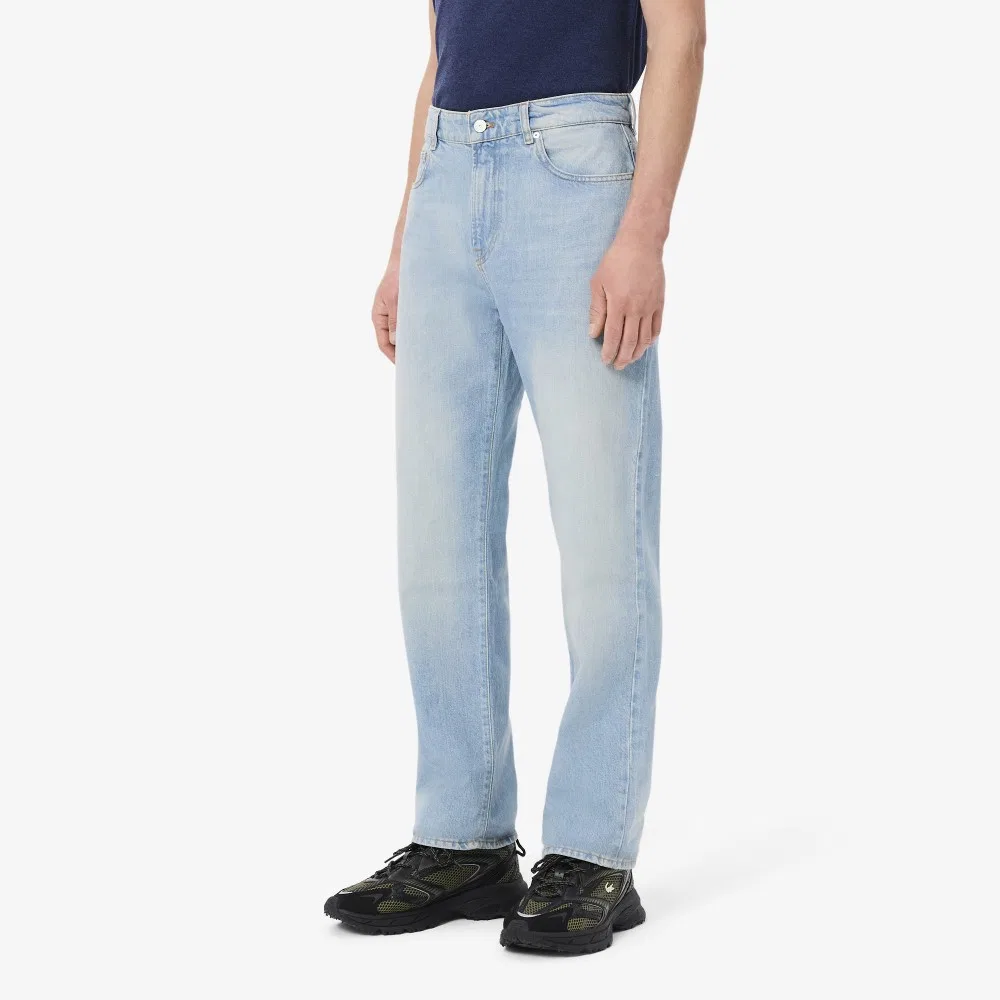 Мужские прямые джинсы hh2321-55n светло-синие от Lacoste
