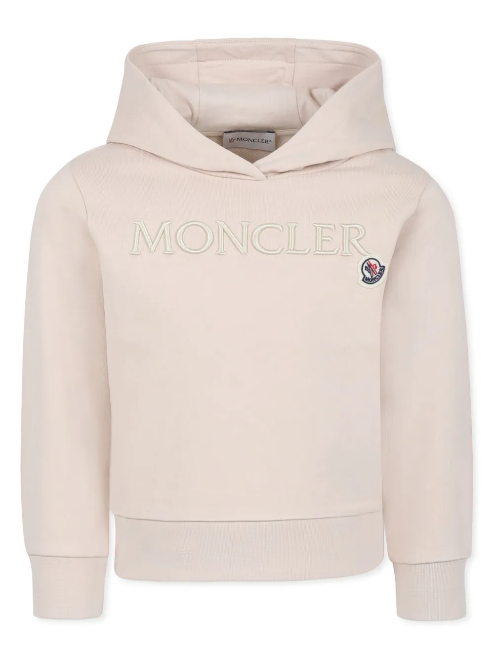 

Худи с вышитым логотипом Moncler Enfant, розовый