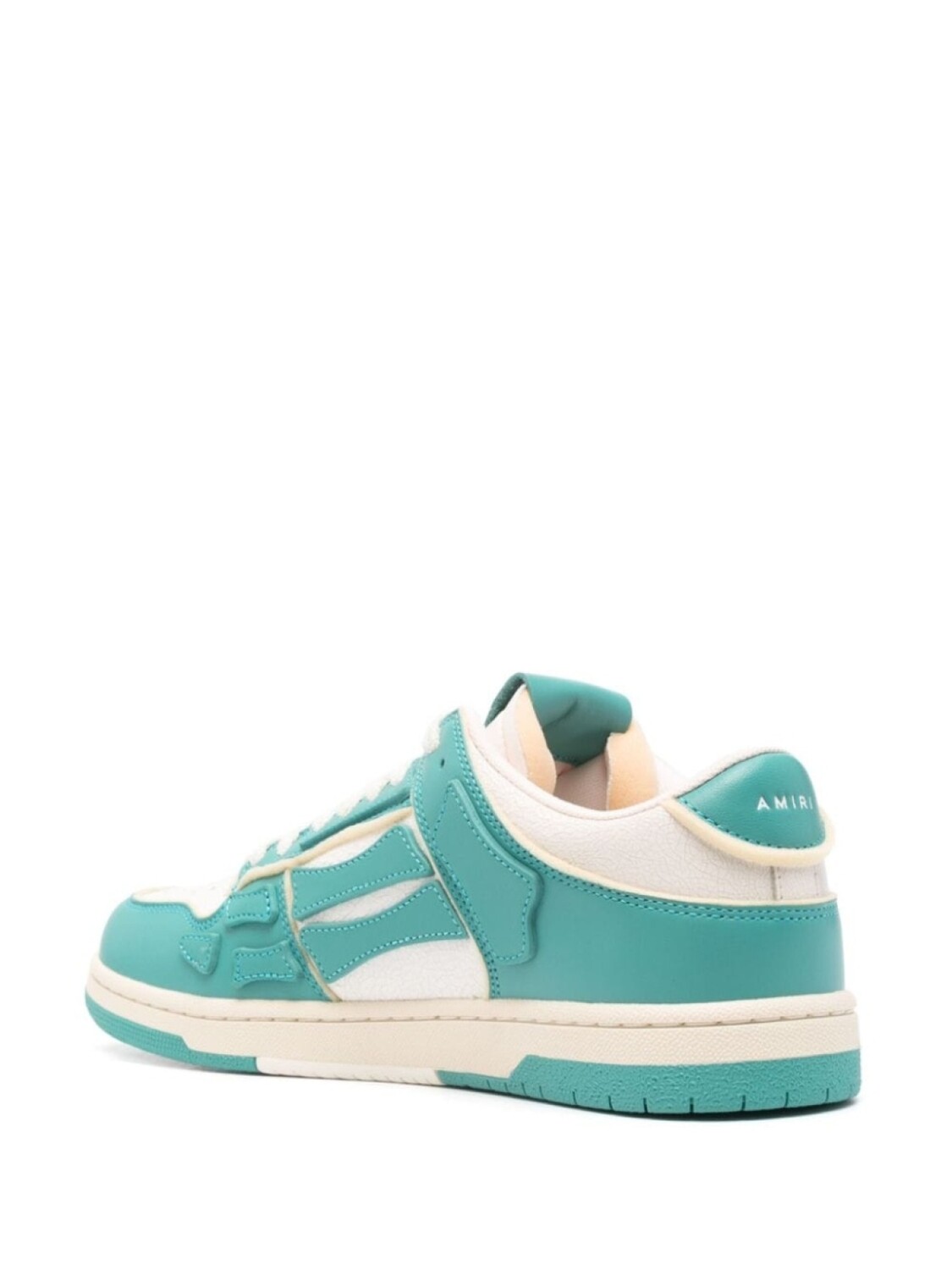 AMIRI кожаные кеды Collegiate Skel, синий — фото 3