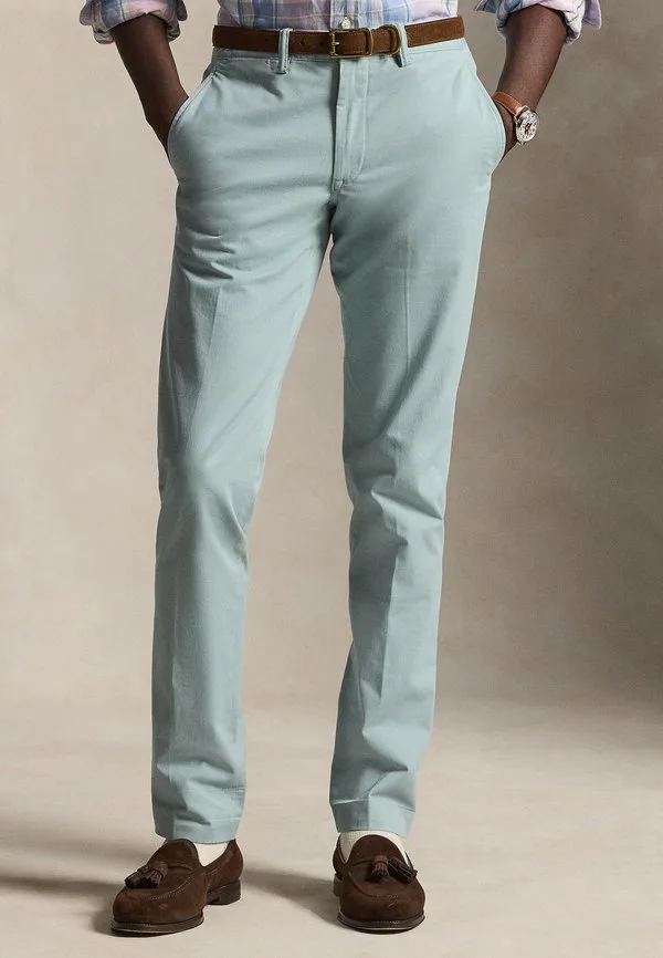 Брюки-Чиносы bedford из эластичной ткани зауженного кроя Polo Ralph Lauren, Cast Green