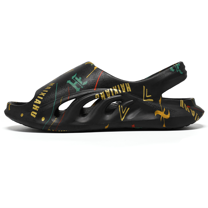 

NANJIREN Пляжные сандалии унисекс черные, цвет Black