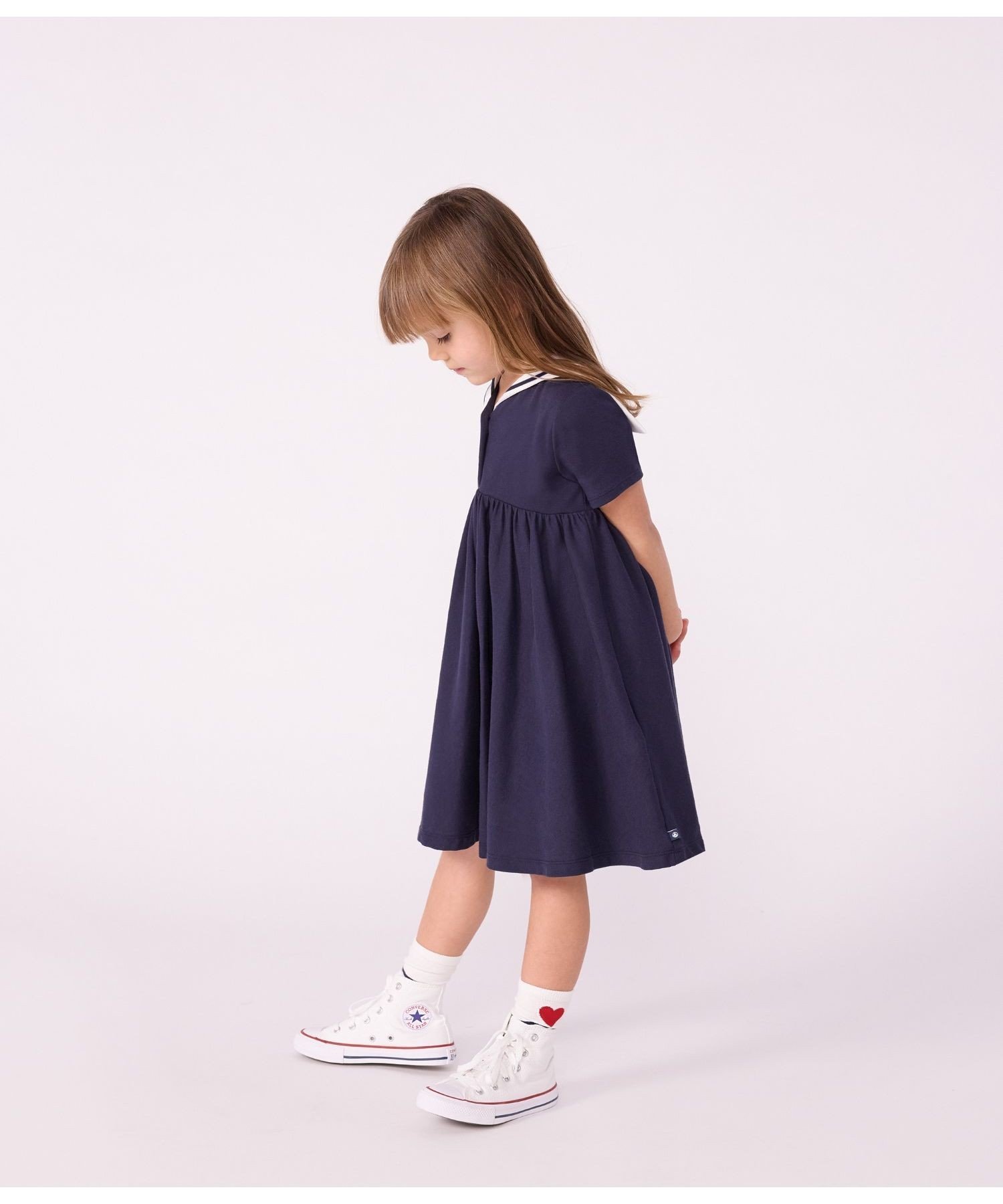 Платье один кусочек Petit Bateau, Navy — фото 2