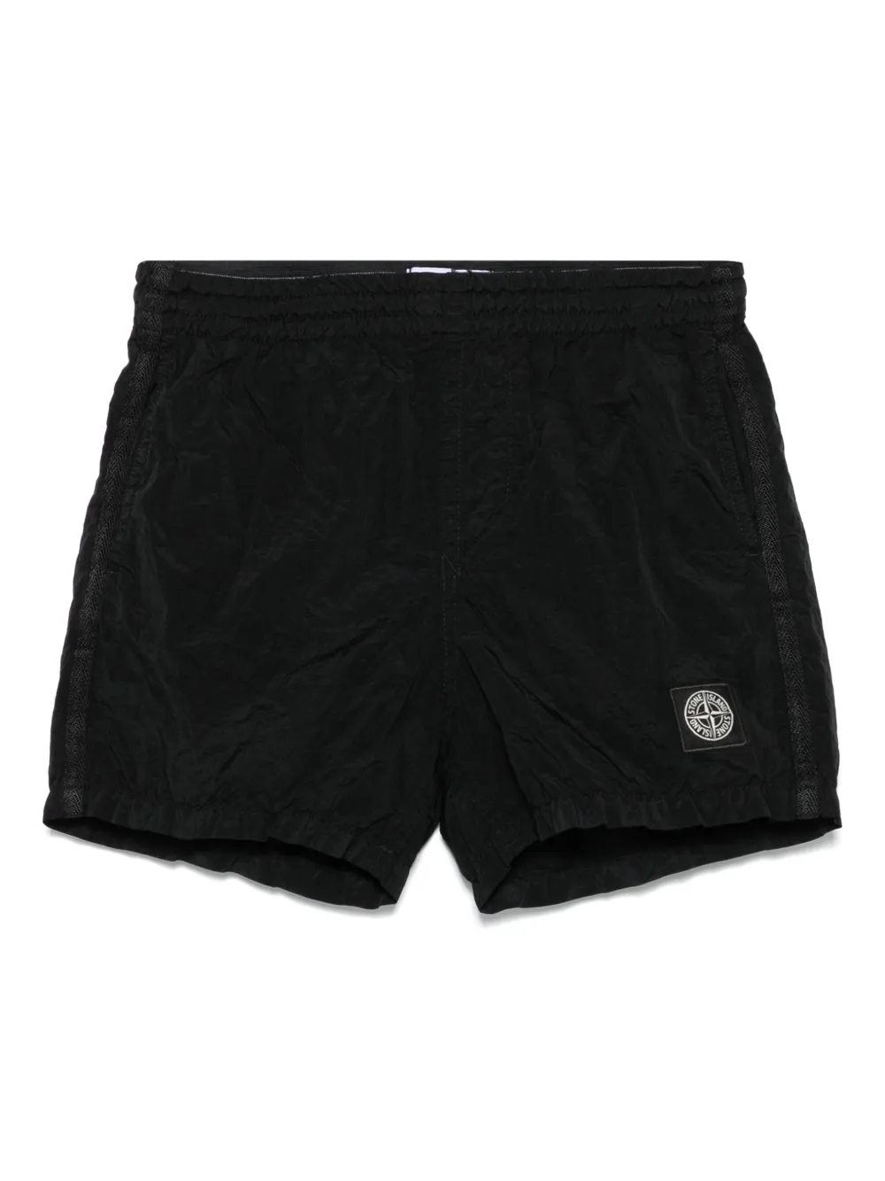 

Плавки-шорты с нашивкой Compass Stone Island Junior, черный