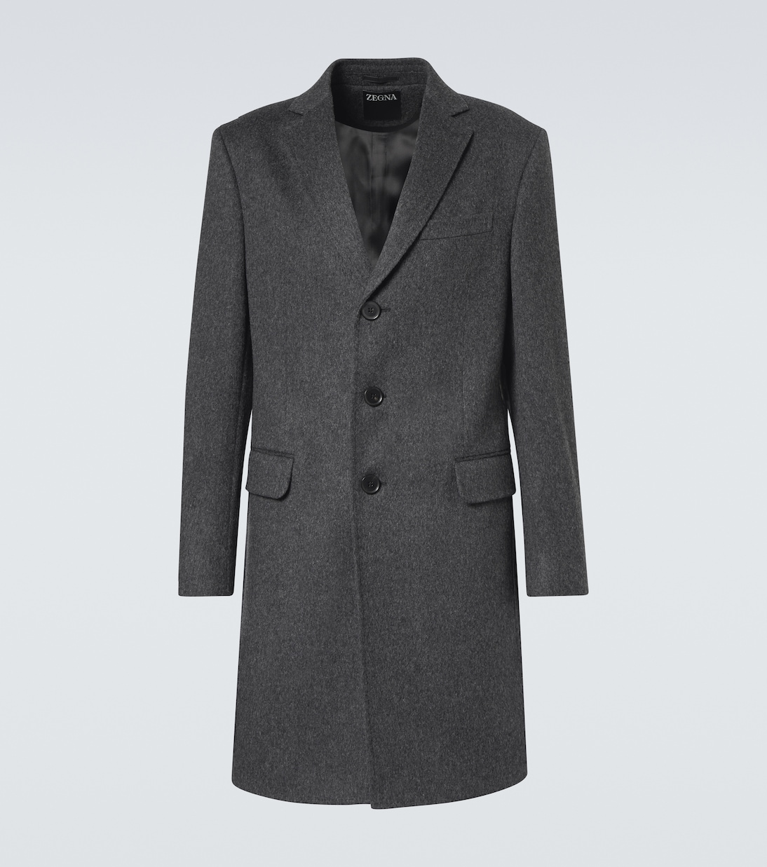 

Пальто из смеси шерсти и кашемира Zegna, Dark Grey