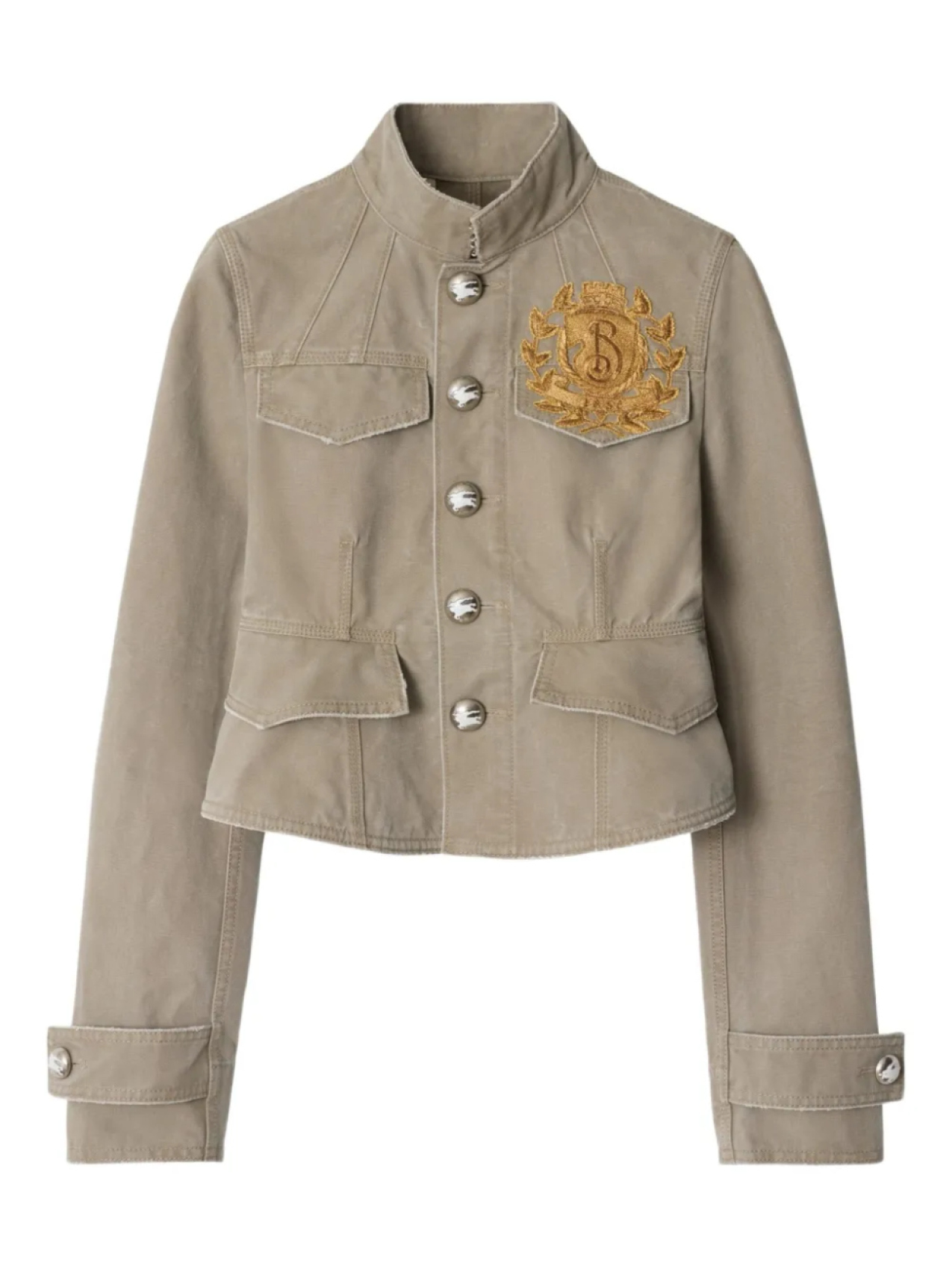 

Куртка из хлопка B Crest Burberry, нейтральный