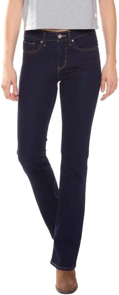 Levi's Women's Plus-Size 315 зауженные джинсы буткат, индиго