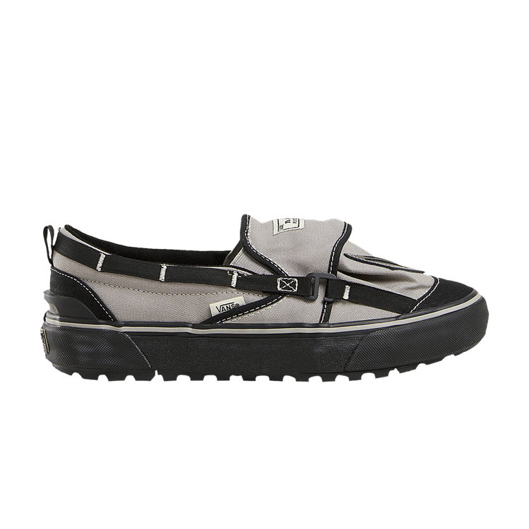 

Тапочки Nicole McLaughlin x Rucksack Slip-On 'Grey Black', серый