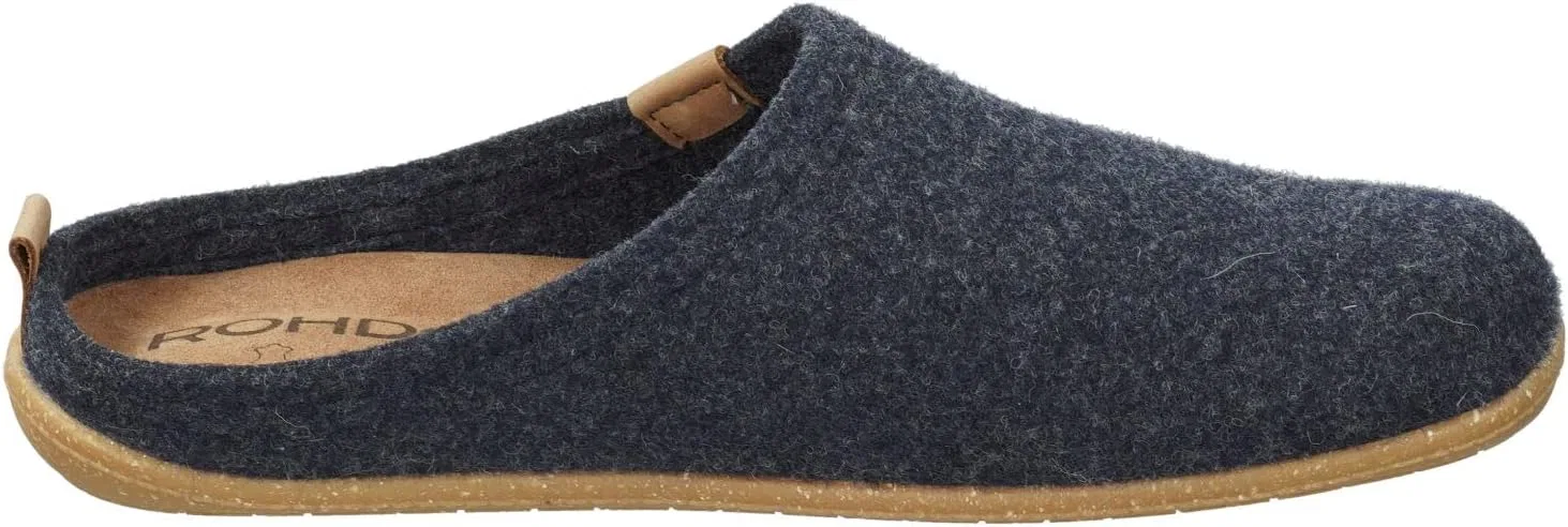 Мужские тапочки Rohde, тапочки со сменной стелькой, Blue — фото 4