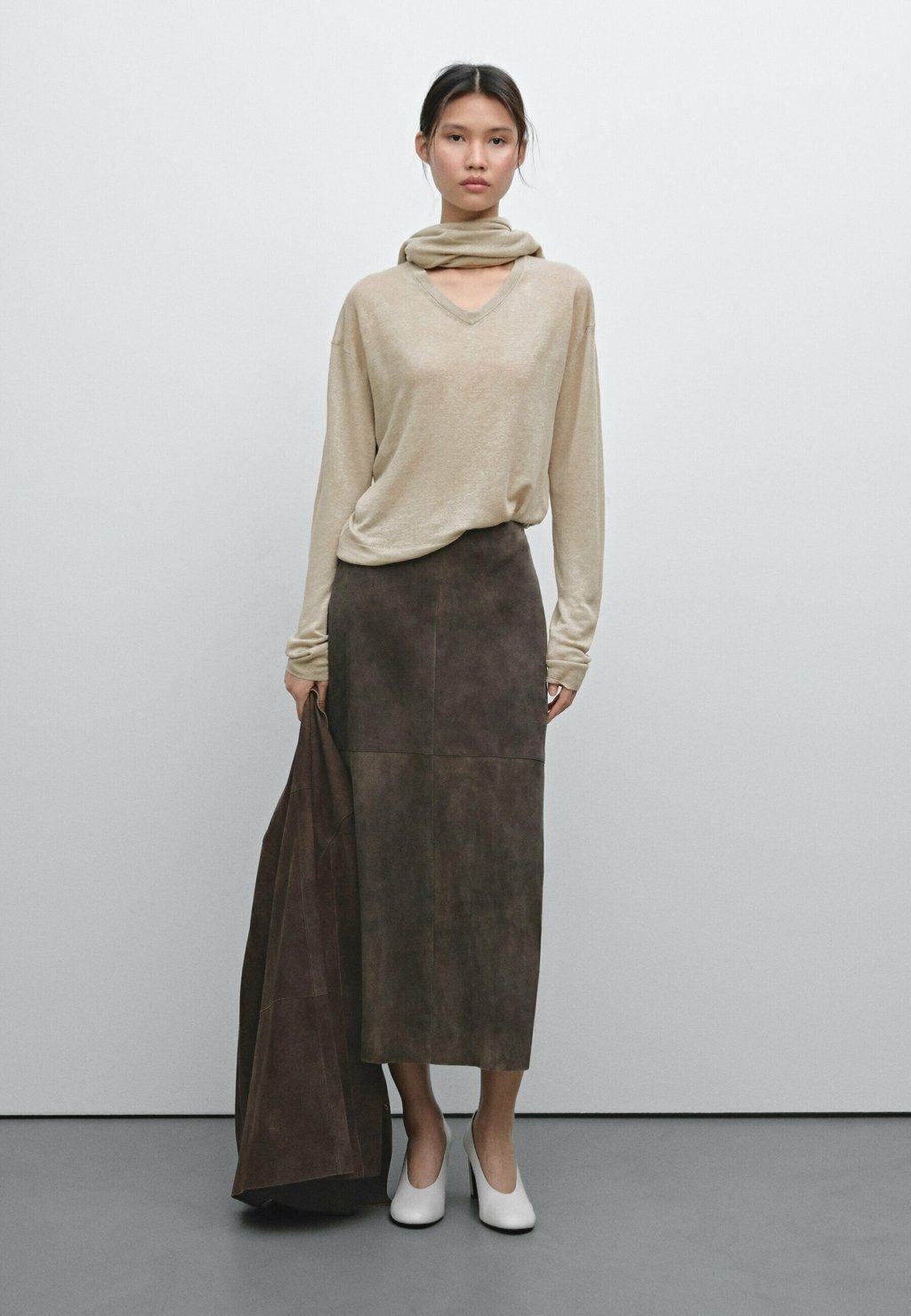 

Джемпер Massimo Dutti, серый