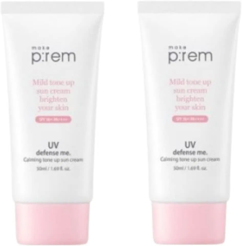 Солнцезащитный крем MAKEPREM UV Defense Mica Tone Up Sunscreen 40 мл+40 мл Common