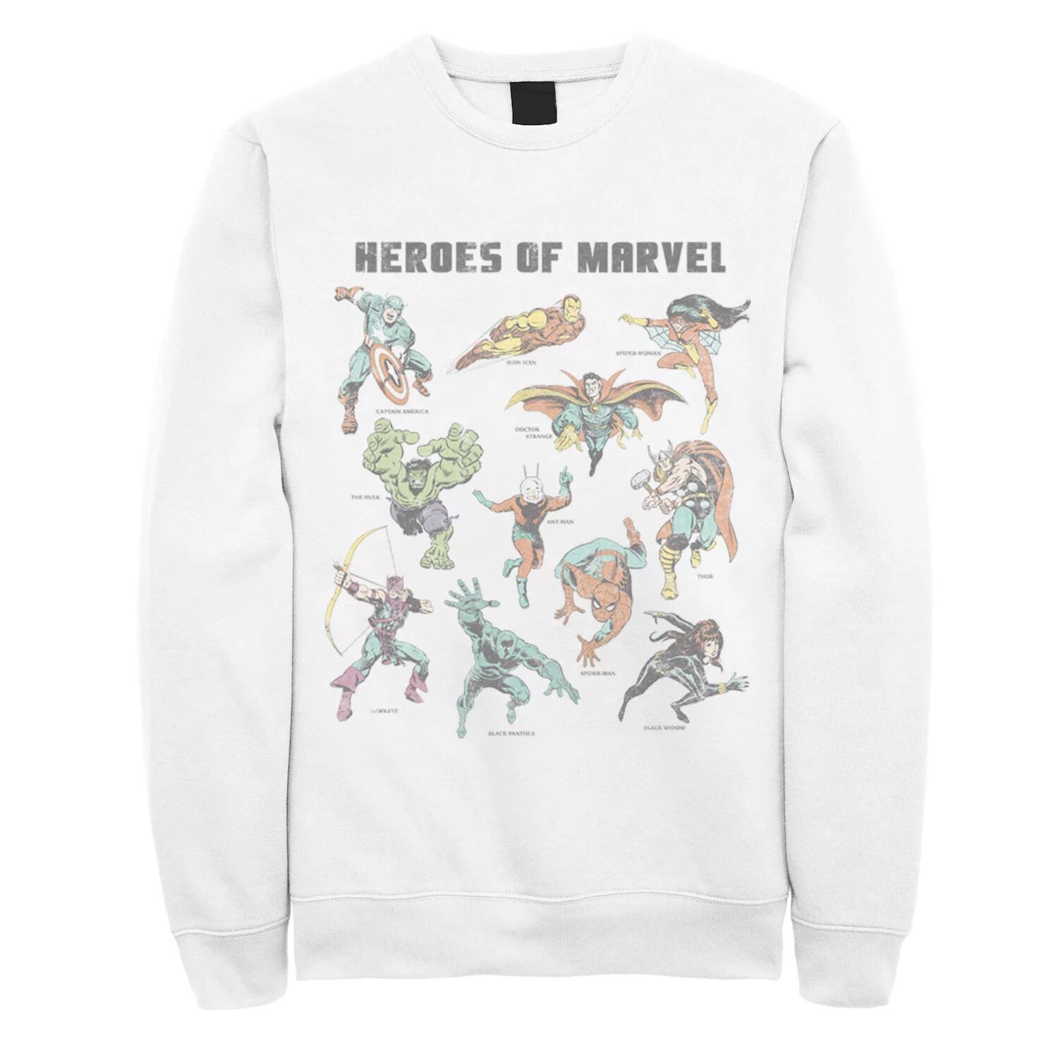 

Мужской свитшот с героями учебников Marvel Licensed Character