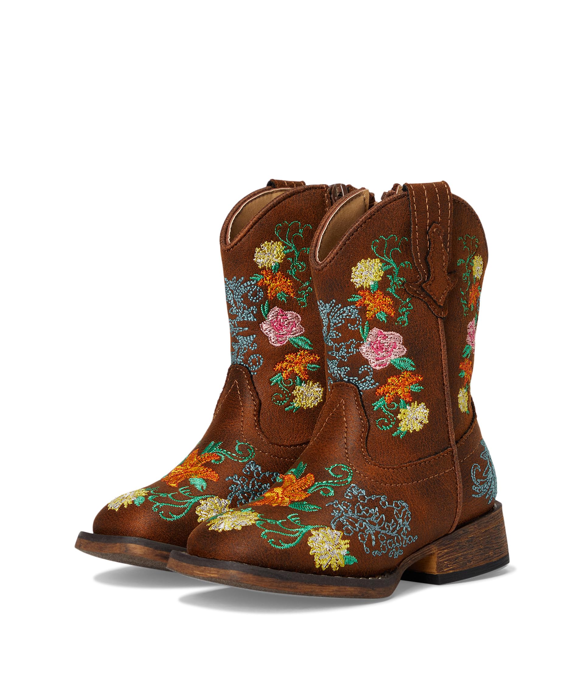 Туфли Roper Kids Bailey Floral, желто-коричневый