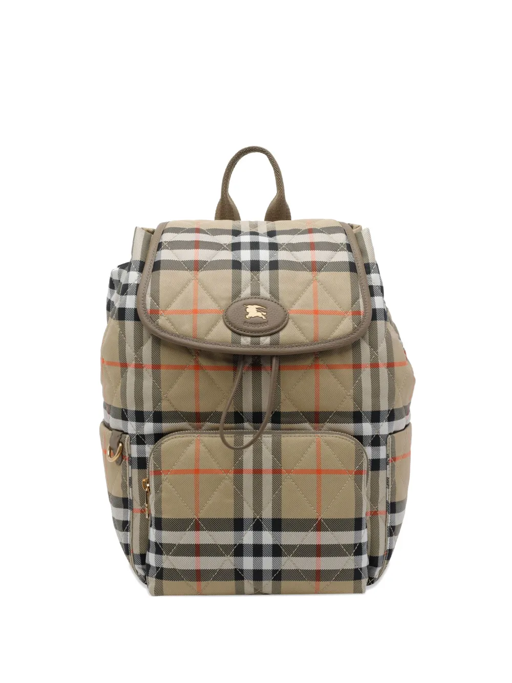 

Рюкзак с принтом в виде подковы и клетчатым узором BURBERRY, нейтральный