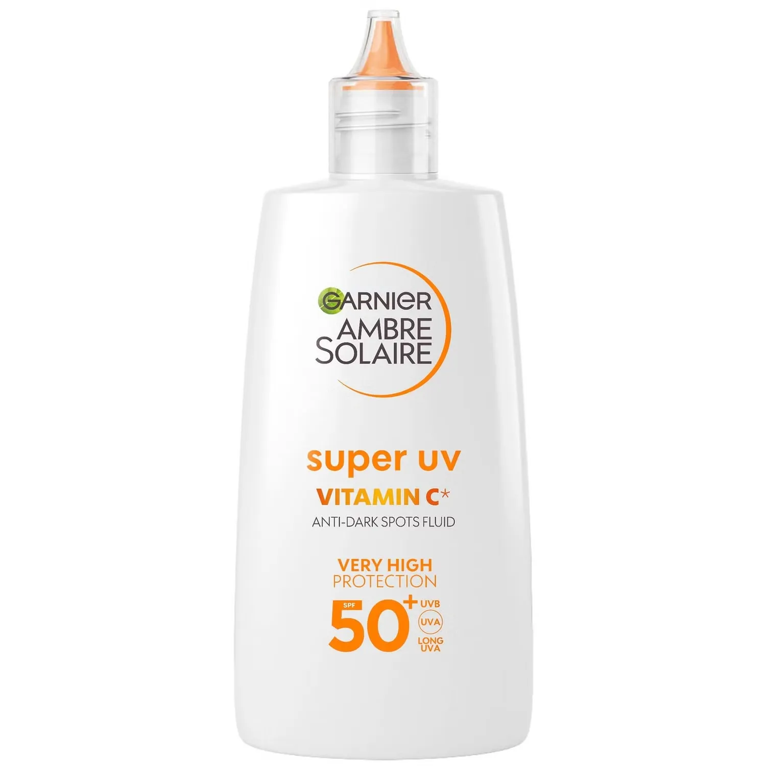 

Ambre Solaire Super UV Флюид для лица с витамином С для ежедневного использования SPF 50+ 40 мл Garnier
