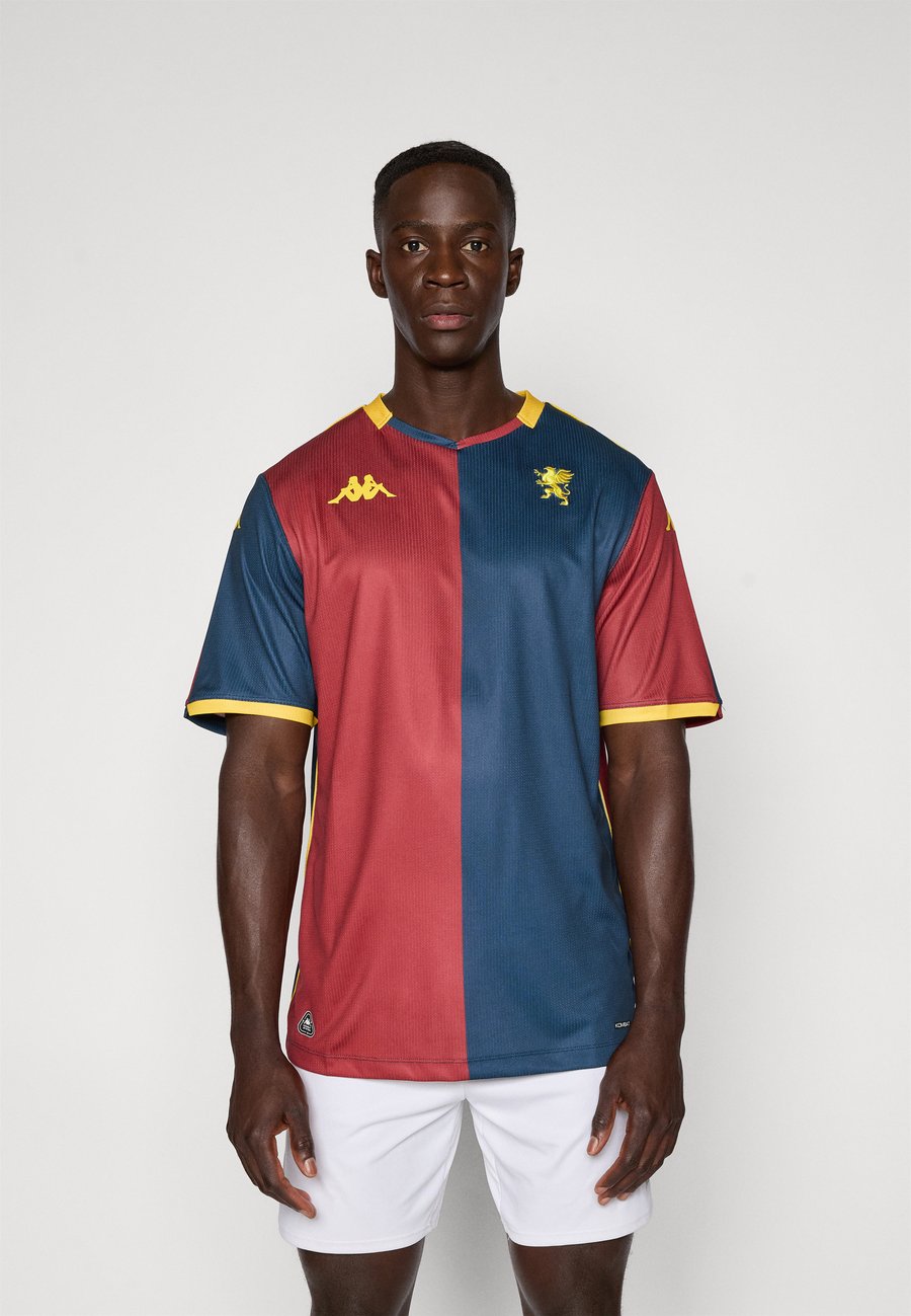 

Футболка Kappa Gara KOMBAT HOME GENOA, Red/Dark Blue/Dark Yellow/Red