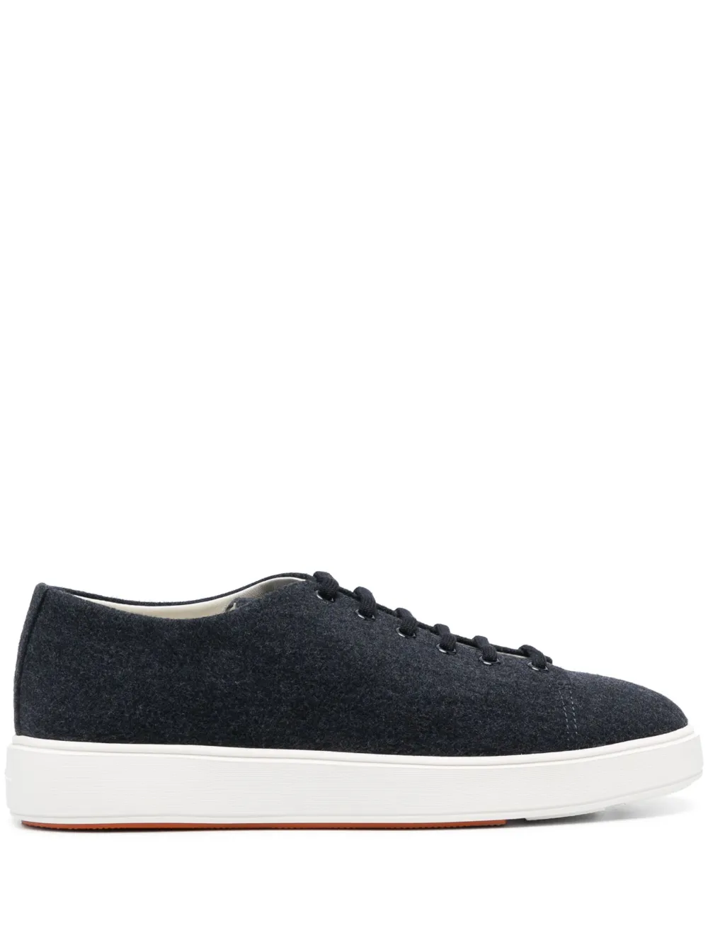 

Кроссовки с нашивкой-логотипом Santoni, синий