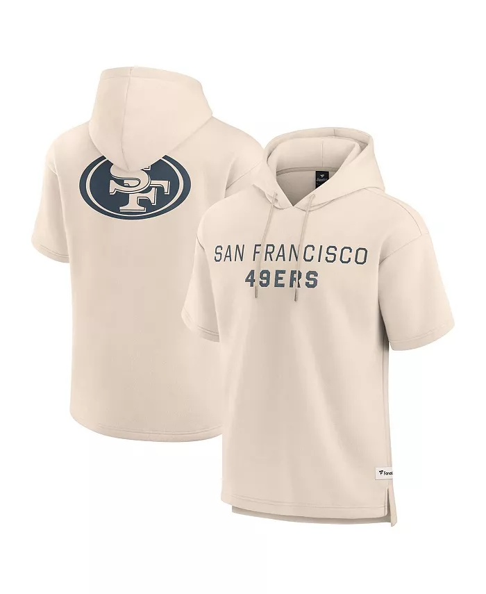 

Мужская кремовая толстовка с коротким рукавом с надписью «San Francisco 49ers Elements Future Ground» Fanatics