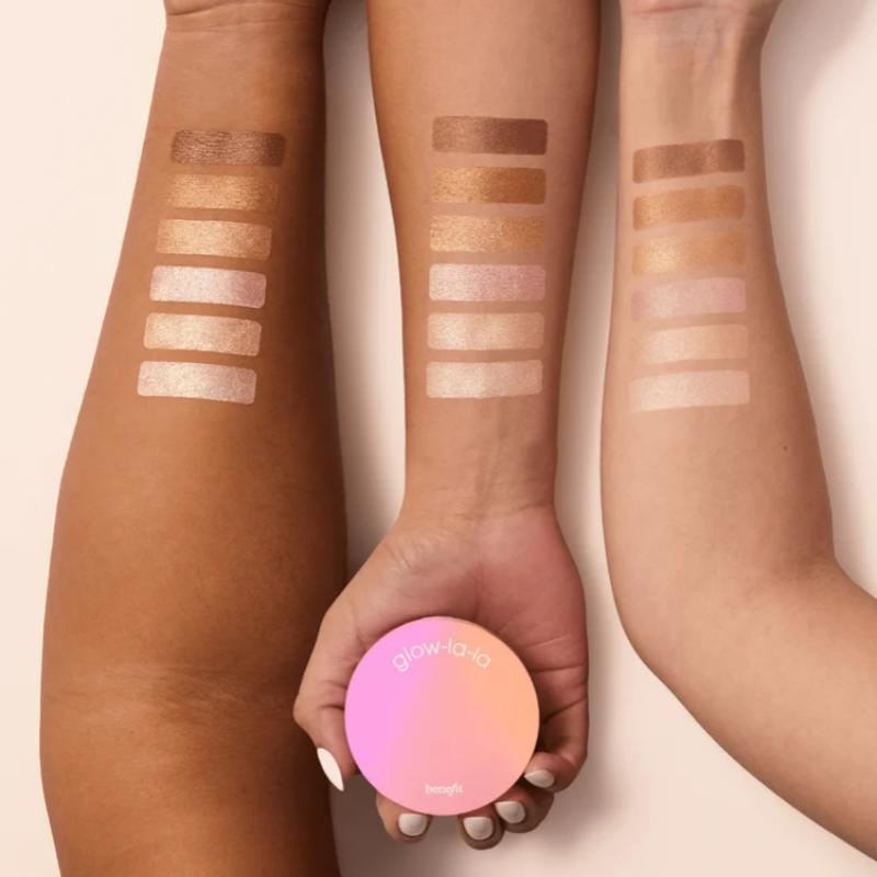 Benefit Хайлайтер Glow La La Pink Long Lasting Shiny 3g — фото 3