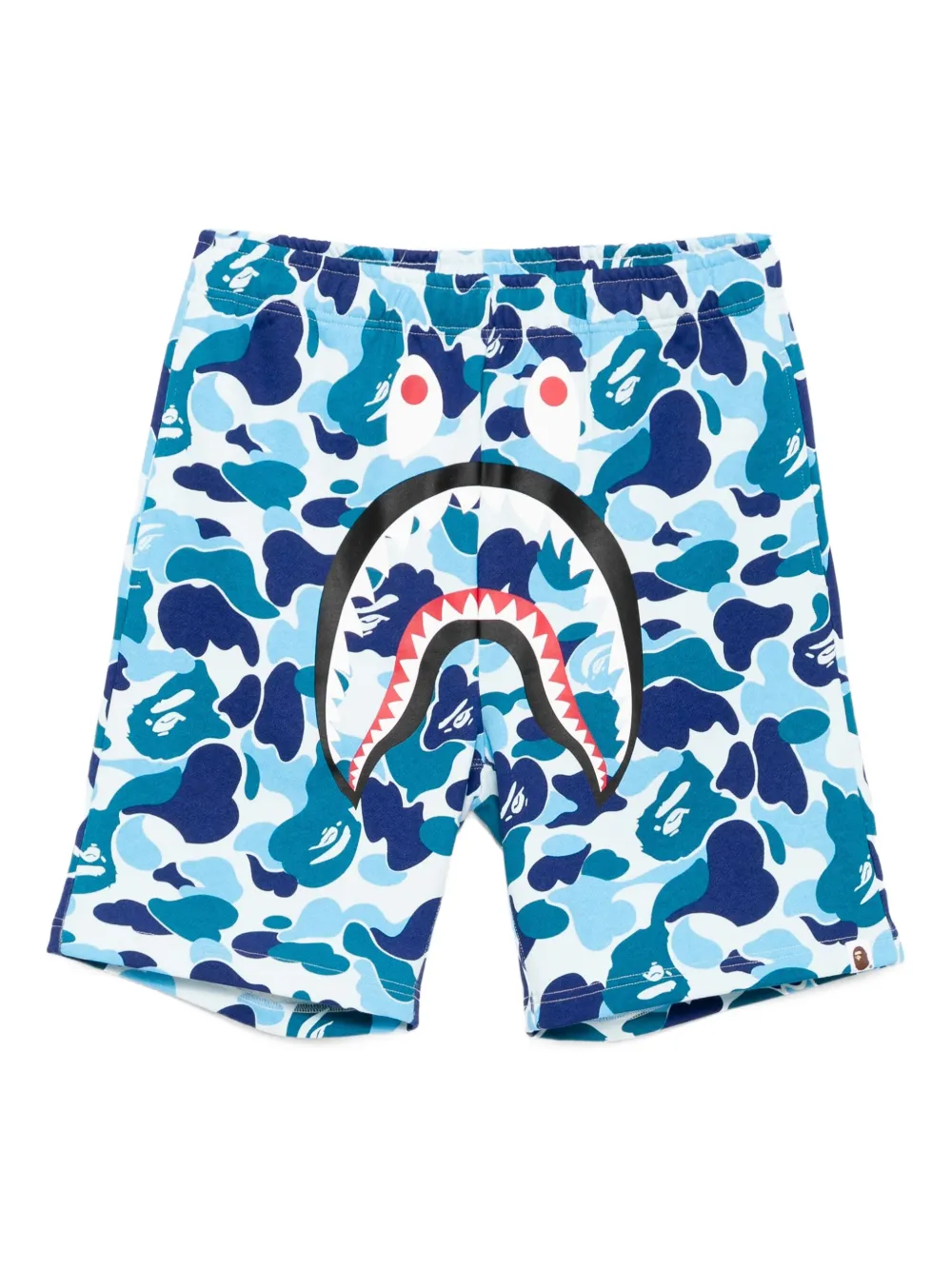 

Шорты с графичным принтом A BATHING APE, синий