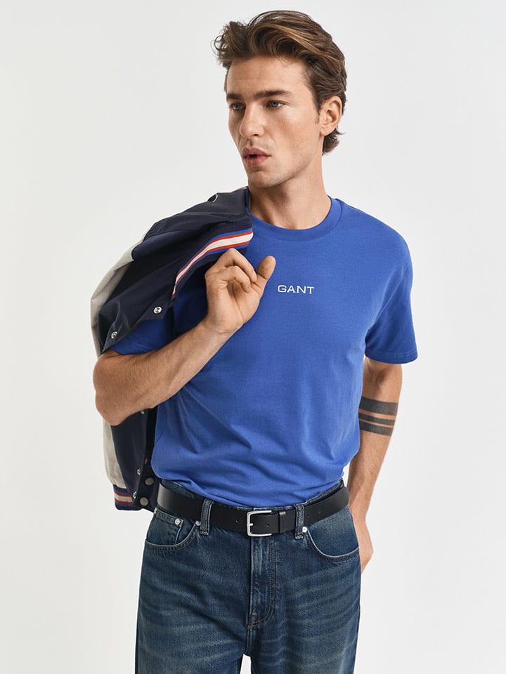 

Gant Рубашка синего цвета